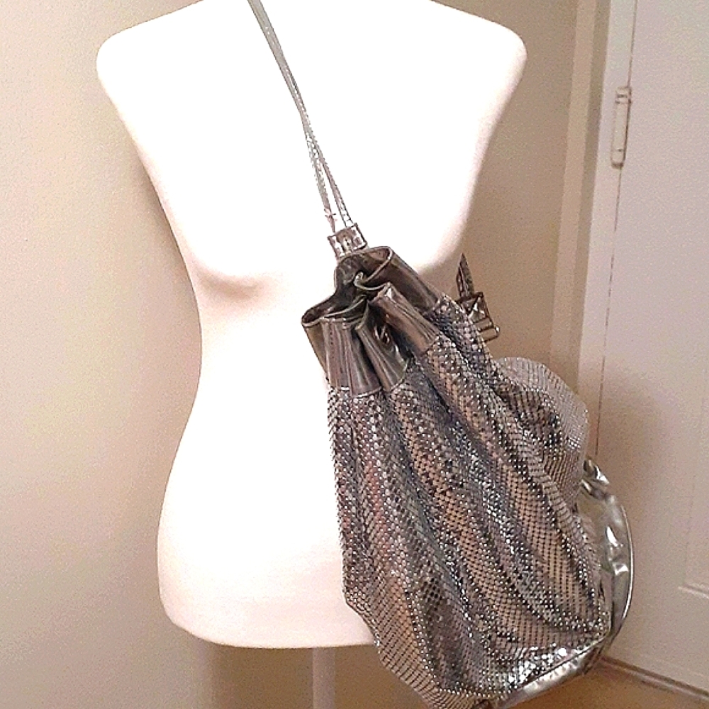 Silver Mesh shoulder bag